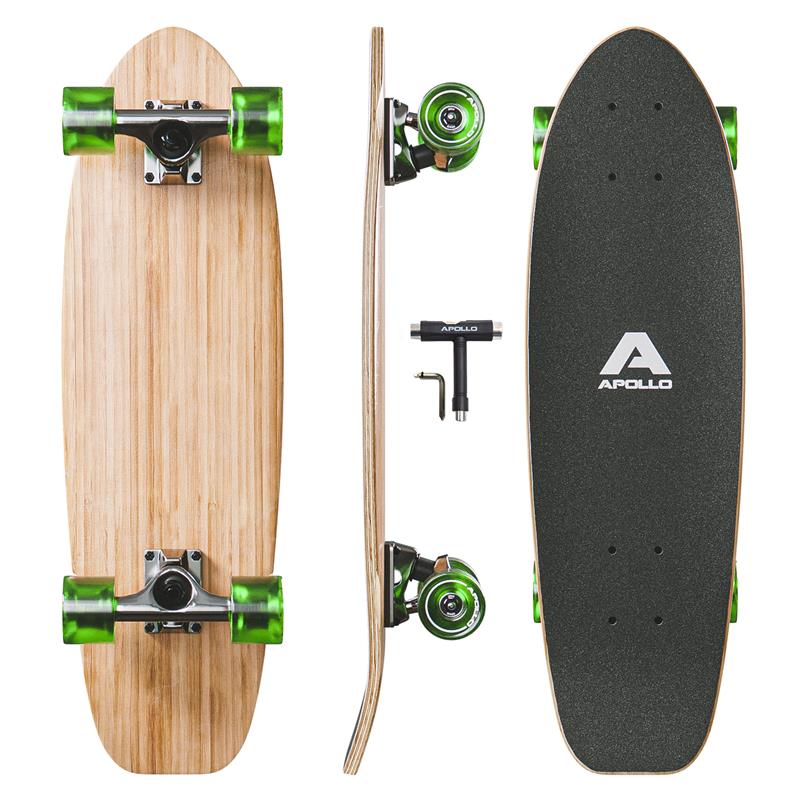 Apollo Mini-Longboard | Midi-Cruiser, compleet board 27"- Classic Green Midi Classic Green