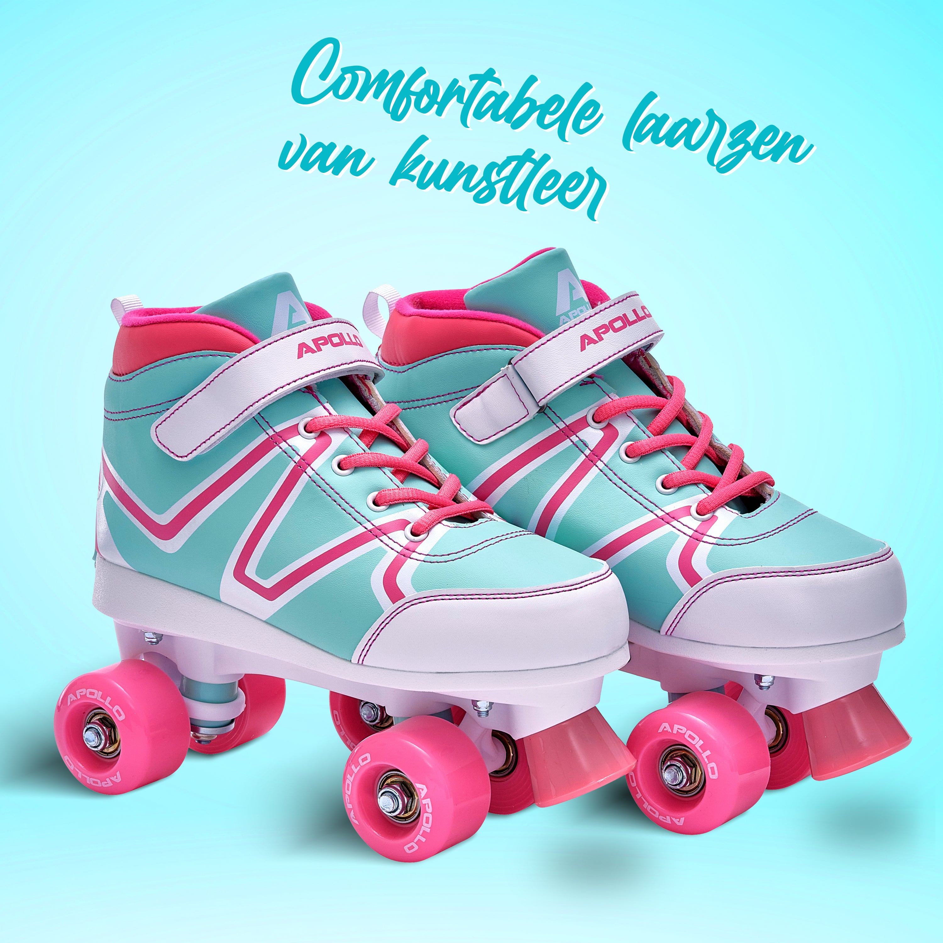 Apollo Disco Roller Soft Boots verstelbare rolschaatsen voor kinderen - Candy L (39-42)