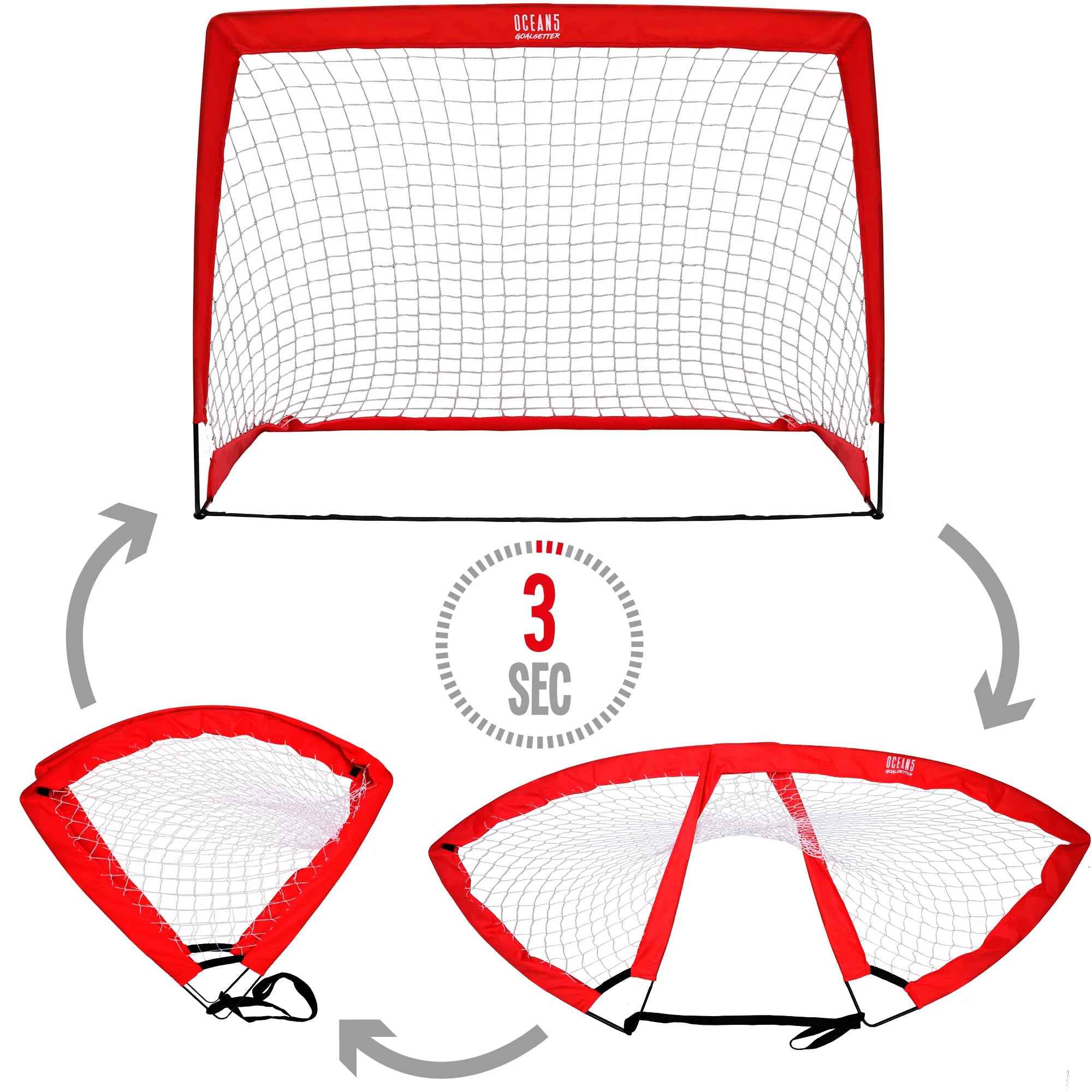 Apollo Minidoelen "Goalgetter" - opvouwbare minidoelen in een set van 2 Goalgetter - Faltbare Minitore (2er Set)