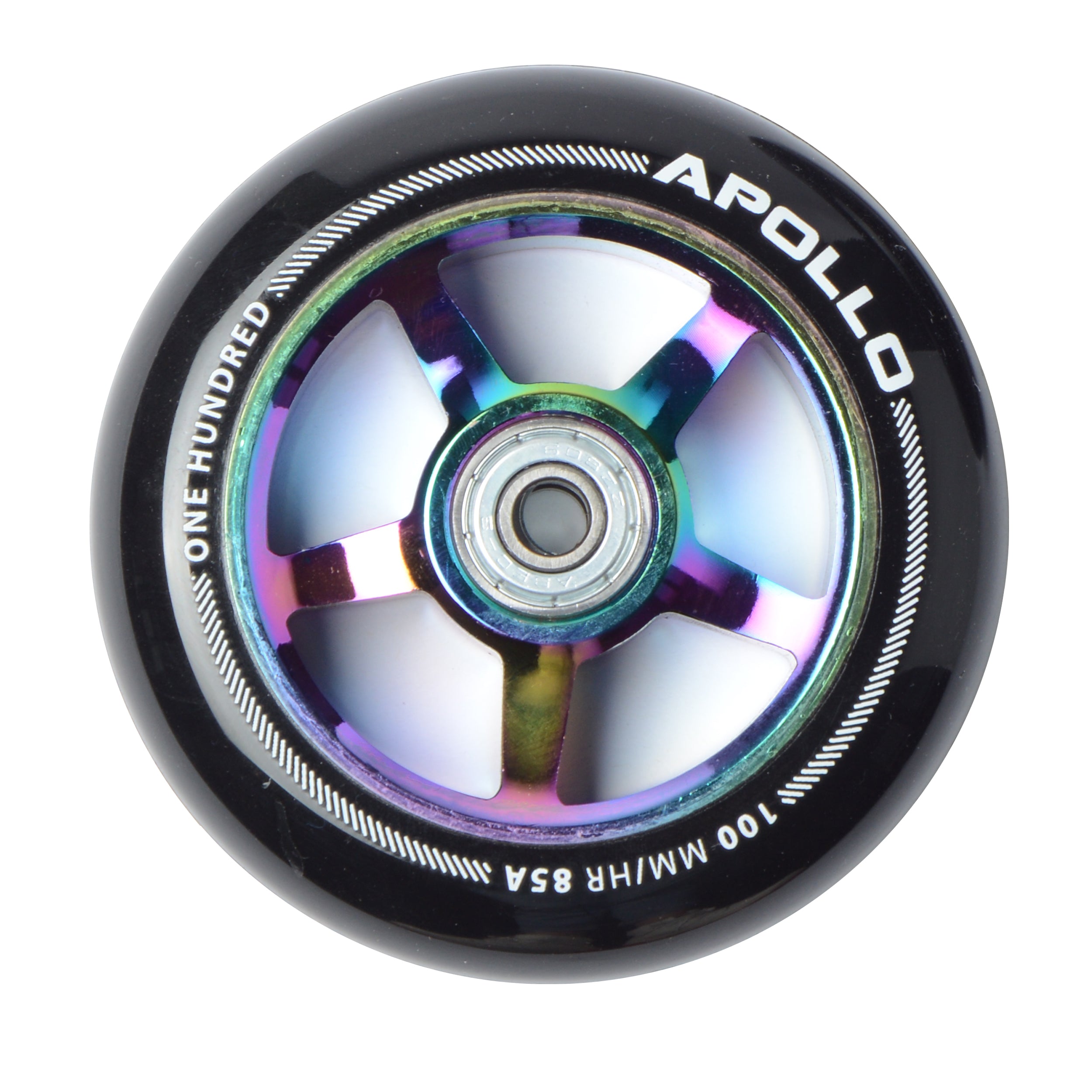 Apollo APOLLO Stunt Scooter reservewielenset Pro Wheels 100mm - ABEC 9 kogellagers Rainbow - ALU Core