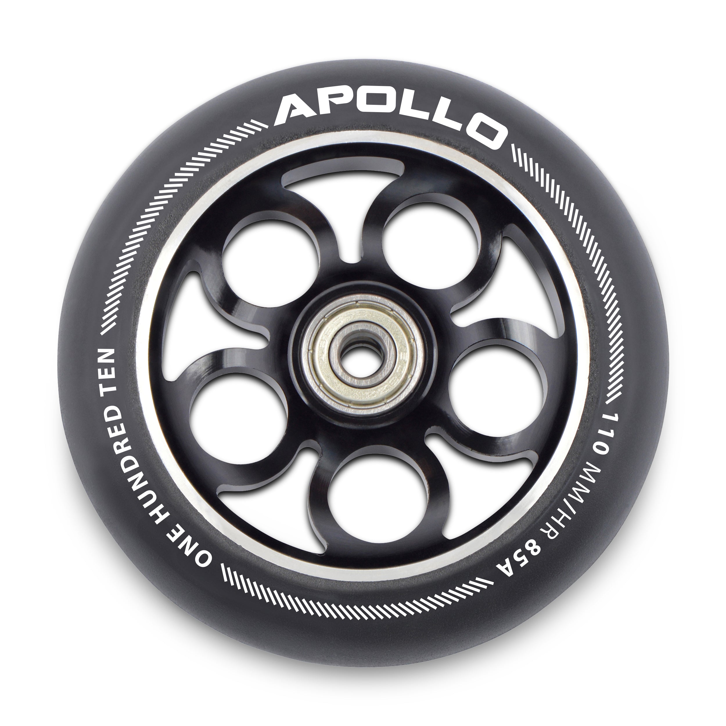 Apollo APOLLO Stunt Scooter reservewielenset Pro Wheels 110mm, ALU Core Zwart