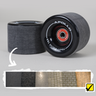 Apollo Funsport Nederland Apollo Zwarte Longboard & Skateboard Wielen Black - 70 x 51