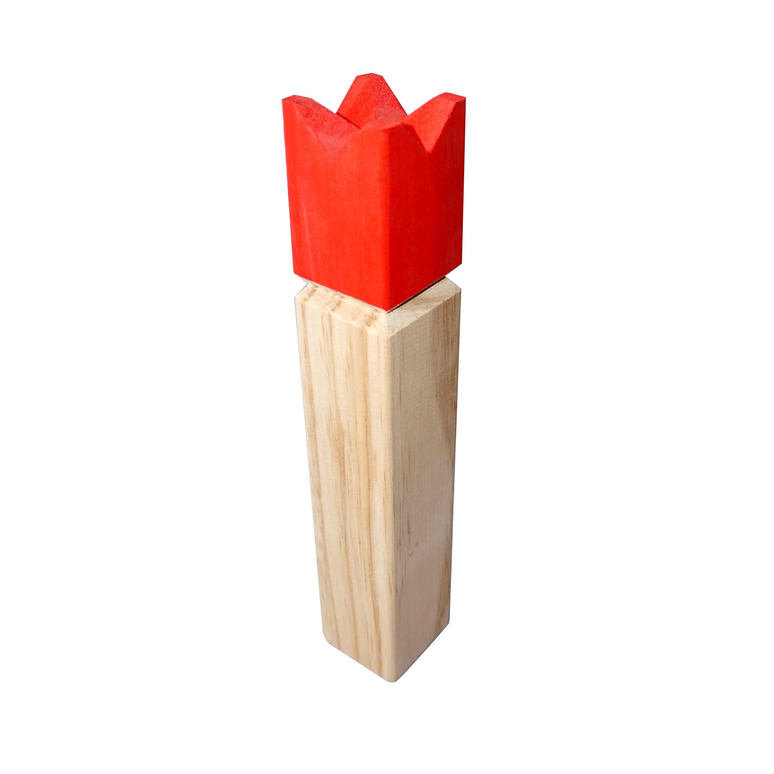 Ocean5 OCEAN5 Kubb - Origineel Viking werpspel, Houten schaak kegels spel Kubb - Rot - 30 x 5,2 cm (H B)
