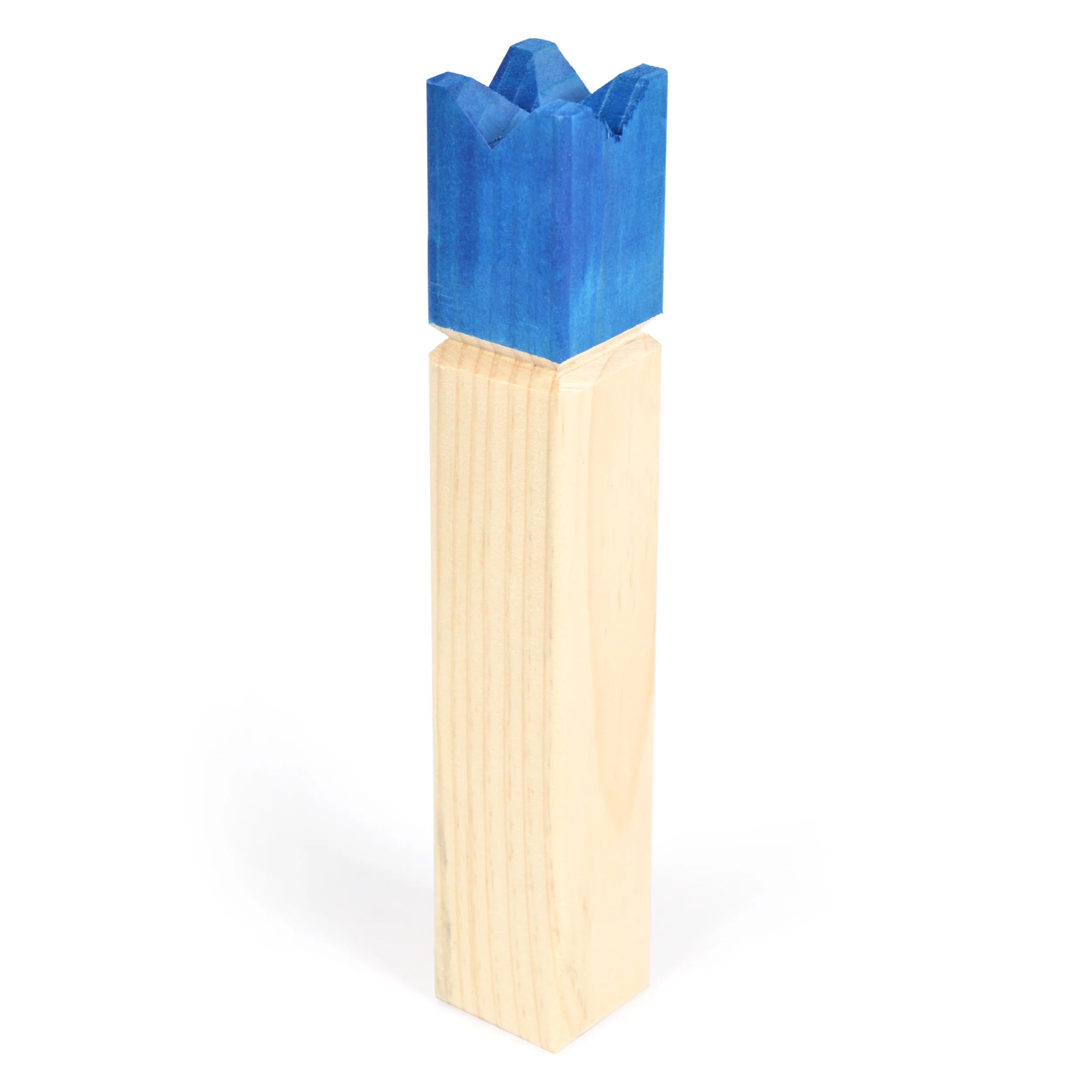 Ocean5 OCEAN5 Kubb - Origineel Viking werpspel, Houten schaak kegels spel Kubb - Blau - 30 x 5,2 cm (H B)